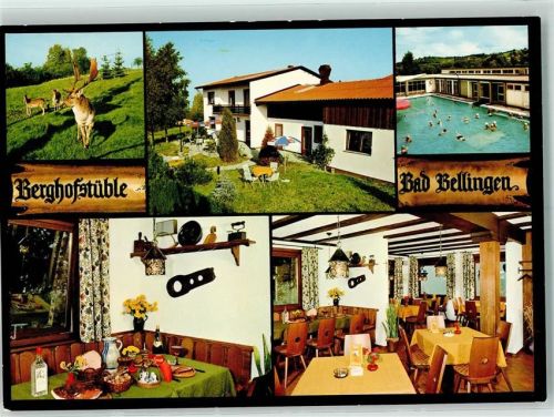 79415 W7848 Bad Bellingen , Baden - Gasthaus Berghofstüble Schwimmbad