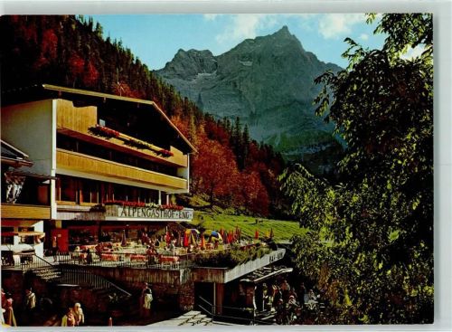 Eng Alpengathof Eng und Alpencafe Eng am Großen Ahornboden