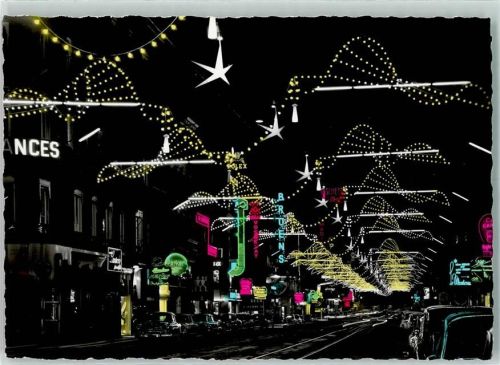 Brüssel 1958 Les Feeries Lumineuses de Bruxelles Boulevard Adolphe Max Nr. 5
