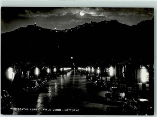 Montecatini Terme Viale Verdi Notturno