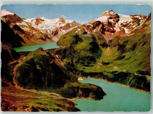 Kaprun Kraftwerksanlagen mit Stausee Wasserfallboden und Stausee Mooserboden