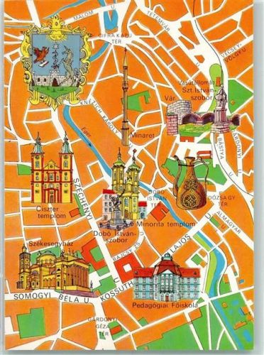 Eger Stadtplan