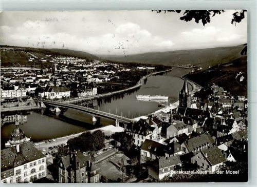 54470 W5553 Kues - Mosel Fliegeraufnahme