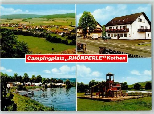 Kothen Campingplatz Rhönperle Badesee Kinderspielplatz Gasthaus