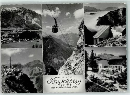 Ruhpolding Rauschbergbahn Bergstation Rauschberghaus
