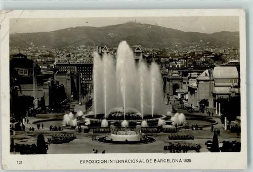 Barcelona 1929 Exposicion Internacional Fuente Magica