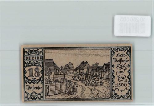 Weißensee Notgeld 50 Pfennig