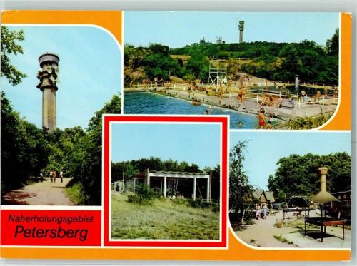 Petersberg Fernsehturm Schwimmbad HO Gasthaus Waldschänke