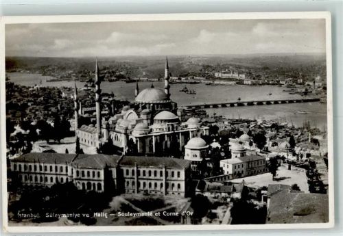 Konstantinopel 1930 Süleymaniye ve Halic AK