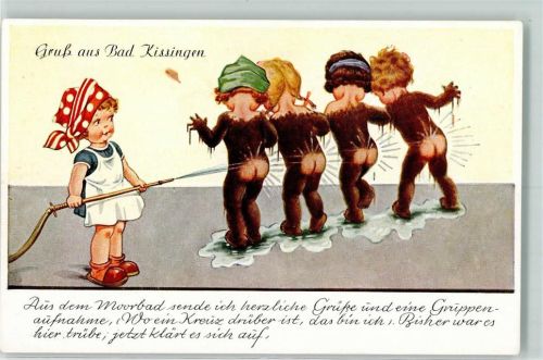 Bad Kissingen 1951 Kind AK