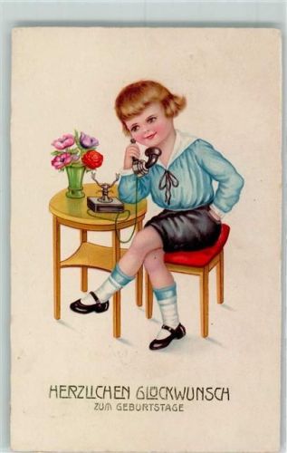 1932 Geburtstag Kind Verlag Amag 1911 AK
