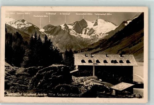 Ferleiten Alpengasthof Luckashansl Hüttenstempel