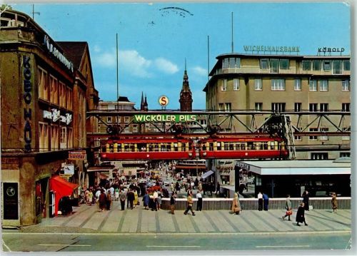 Wuppertal Am Döppersberg Schwebebahn Kobohaus