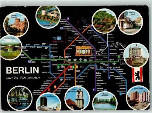 Berlin, unsortiert Berliner U-Bahnlinien-Netz