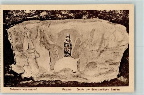 Bad Friedrichshall 1918 Salzwerk Kochendorf, Festsaal, Schutzheiligen Barbara AK
