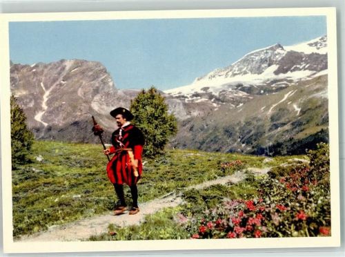 17. Jahrgundert Berner Postläufer AK