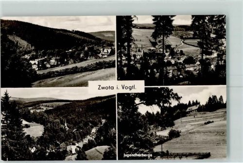 Zwota Mehrbildkarte Jugendherberge
