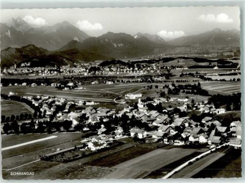 Schwangau Luftaufnahme