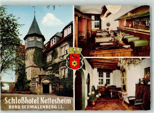 Schieder-Schwalenberg Schloßhotel Nettesheim Innenansicht