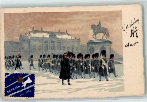 Kopenhagen 1952 Schloss Uniform Denkmal