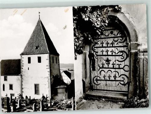 Urphar Jakobuskirche 1000jährige Wehrkirche Friedhof Portal