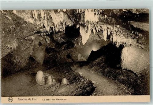 Han-sur-Lesse Grottes de Han La Salle des Mamelons AK