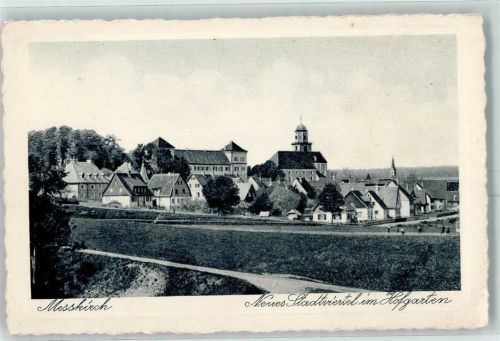 Meßkirch Neues Stadtviertel im Hofgarten