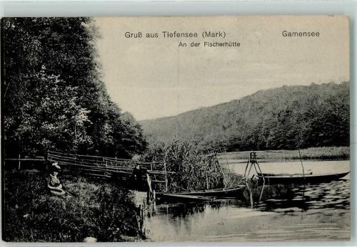 Tiefensee An der Fischerhütte Gamensee