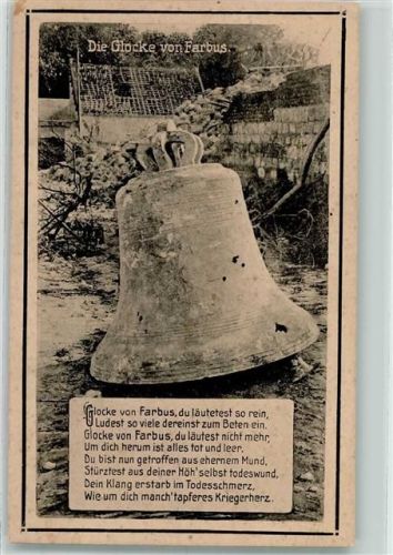 Farbus 1916 WK I Die Glocke von Farbus du läutest nicht mehr
