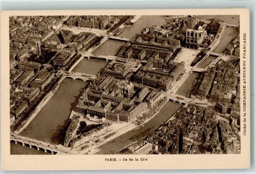 Paris Fliegeraufnahme Teilansicht