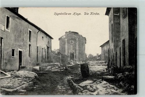 Regneville-sur-Meuse 1915 Kirche Feldpost WK I 8. Ersatz-Div.