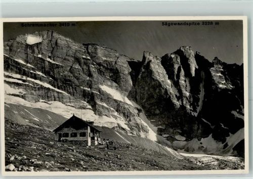 Geraer Hütte Sägewandspitze Hüttenstempel