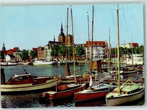 Stralsund Hafen Segelboote