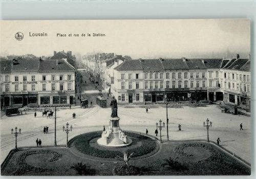 Leuven Denkmal Straßenbahn Hotel