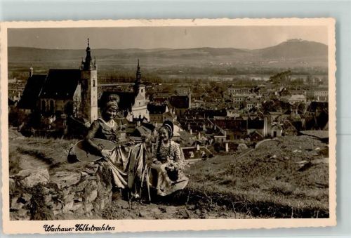 Aggsbach Markt 1933 Tracht Kirche Wachau