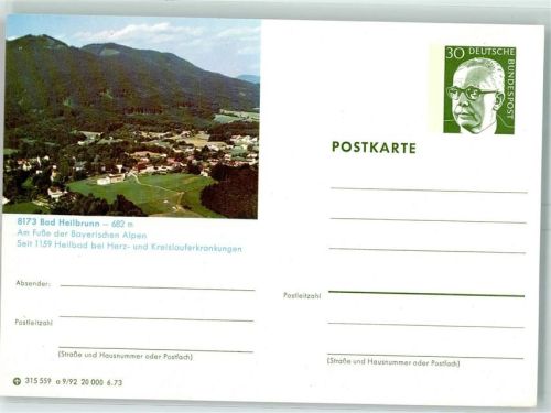 Bad Heilbrunn Postkarte