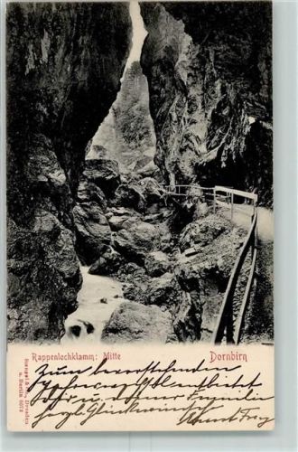 Dornbirn 1912 Rappenlochklamm
