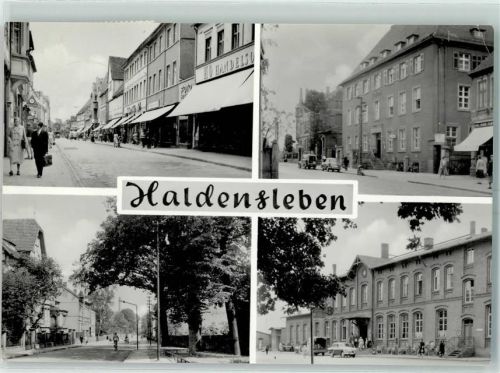 Haldensleben Thälmannstraße Postamt Bahnhof