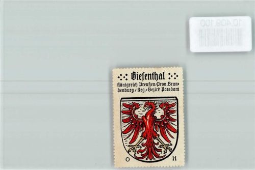 Biesenthal Vignette Wappen Kaffee Hag ca 1920-1940