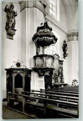 Donaueschingen Kirche St. Johann Innenansicht Kanzel