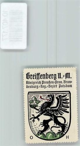 Greiffenberg Vignette Wappen Kaffee Hag 1920-1940