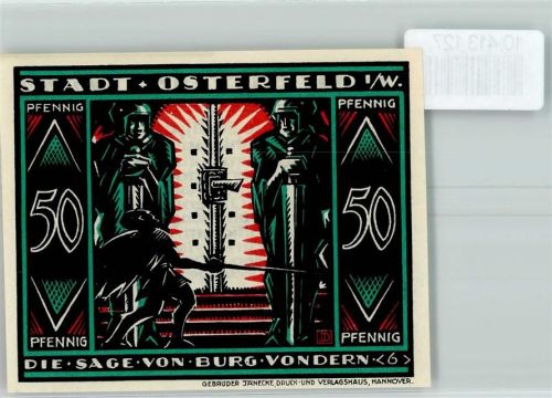 Osterfeld Notgeld Sage von Burg Vondern