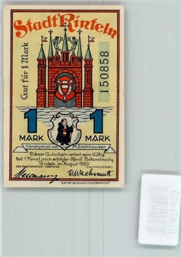 Rinteln Notgeld Münchhausen