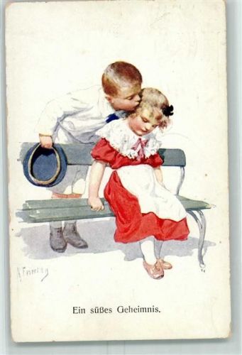 1915 B.K.W. I Serie 322-2 Kinderpoesie sign. Feiertag, Karl AK