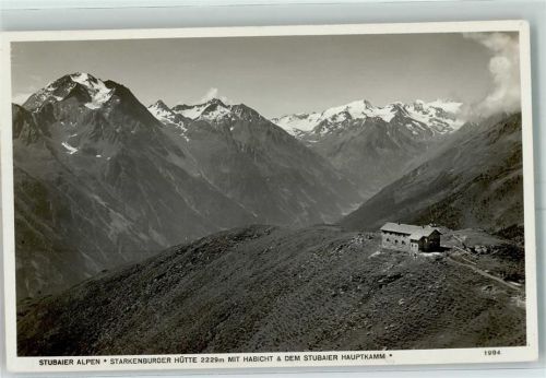 Starkenburger Hütte Beschreibung aufgeklebt Hüttenstempel