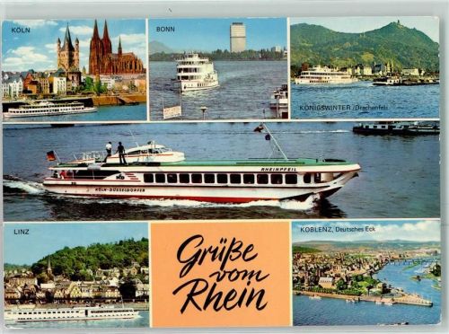 Bonn Personenschiff "Rheinpfeil" AK