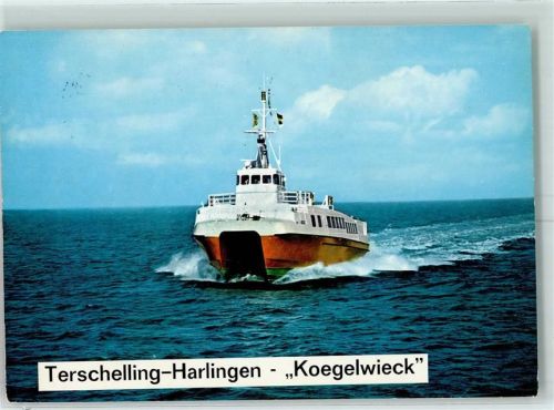 Harlingen Terschelling-Harlingen "Koegelwieck" AK