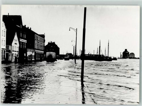 Flensburg Hochwasser Ort handschriftlich
