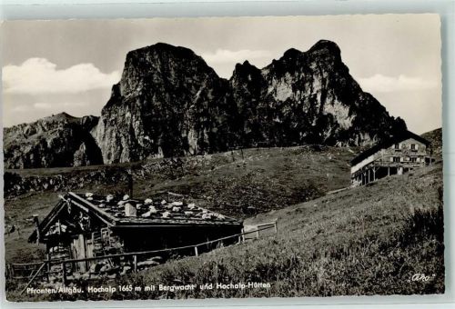 Pfronten Hochalp mit Bergwacht und Hochalp-Hütte