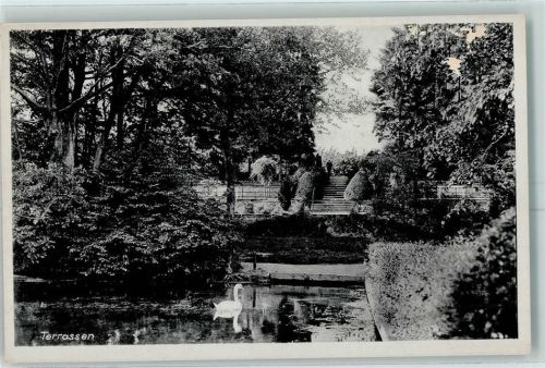 Göttingen Rasemühle Terrassen Schwan